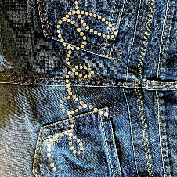 Bebe bling cutoff shorts 31 - Picture 1 of 4